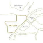 خريطة-كمبوند-تاج-سيتي-القاهرة-الجديدة
